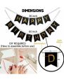 Jungle Theme Birthday Decoration Kit- 37 Pcs Combo Balloon, Bunting for Kids | Animal Theme Birthday Party Decorations | Jungle Safari Theme Birthday Decoration. 
