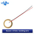 10/20pcs Piezoelectric Piezo Ceramic Wafer Plate Plate Piezo Element Diameter 27mm 35mm with Wire for Buzzer Loudspeaker. 