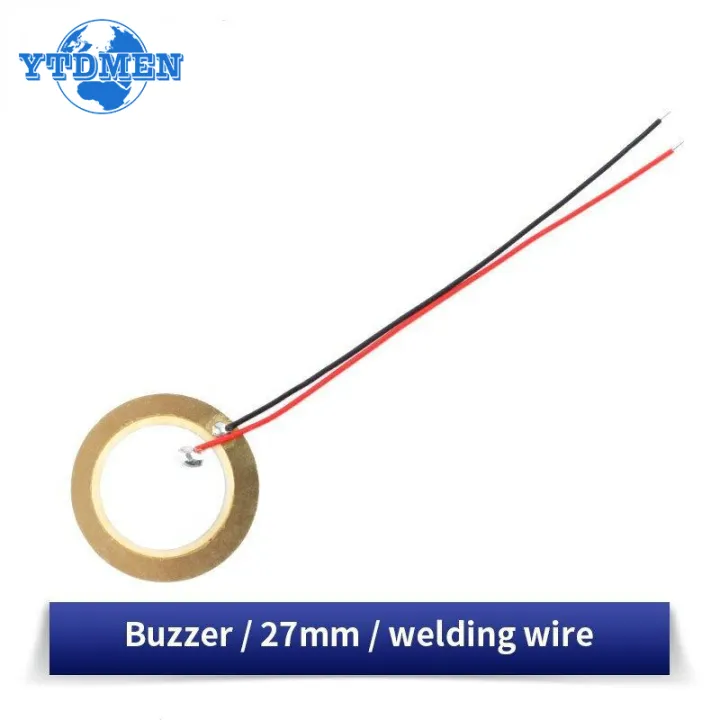 10/20pcs%20Piezoelectric%20Piezo%20Ceramic%20Wafer%20Plate%20Plate%20Piezo%20Element%20Diameter%2027mm%2035mm%20with%20Wire%20for%20Buzzer%20Loudspeaker%20-%20Image%202