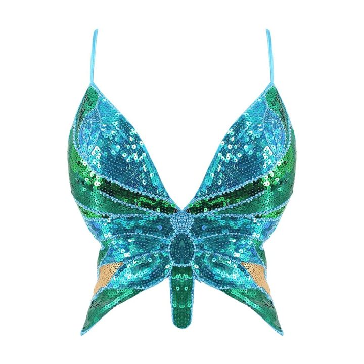 New%20Ladies'%20Dance%20Performance%20Tops%20Fashionable%20Belly%20Dance%20Bras%20Women%20%20Stage%20Costume%20Creative%20Butterfly%20Design%20Bras%20Top%20-%20Image%207