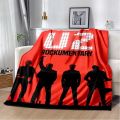 U2 Rock Bang Bono 3D Printing Blanket,Soft Throw Blanket for Home Bedroom Bed Sofa Picnic Travel Office Rest Cover Blanket Kids. 