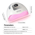 Sun X26 MAX UV LED Nail Lamp: 81-LED Professional Gel Dryer with Timer, Auto Sensor – Salon Manicure Tool. 