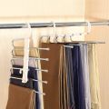 Pant Hanger for Multiple Pants - S Shape Trouser Hanger - Pants Hanger Multi-Layer S-Style Jeans Trouser Hanger Stainless Steel Clothes Hanger Space Saving for Pants Jeans Scarf Hanging. 