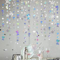 Rainbow Mermaid Garland With Jellyfish, Shell, Starfish And Pearl Paper Streamers For Little Mermaid Theme Birthday Party Decor.