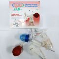 Breast pumb and feeding set. 