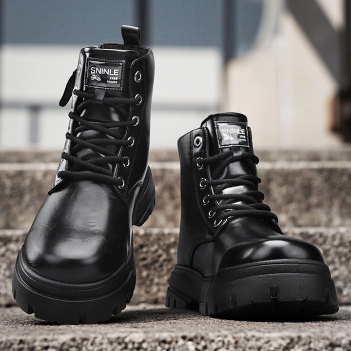 Men's%20high%20cut%20thick%20soled%20motorcycle%20work%20boots%20in%20autumn%20and%20winter,%20black%20leather%20shoes,%20men's%20mid%20cut%20trendy%20shoes%20-%20Image%202