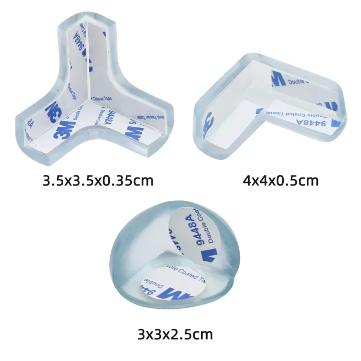 4/8/10/12Pcs%20Baby%20Safety%20Silicone%20Protector%20Table%20Corner%20Edge%20Protection%20Cover%20Transparent%20Anti%20Collision%20Soft%20Guard%20Home%20Tool%20-%20Image%206