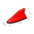 Universal Carbon Fiber Look Car Roof Top Mount Shark Fin Aerial Antenna Toppers Auto Radio AM FM Antenna Signal Amplifier. 