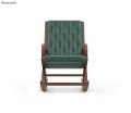 Seat Teak Wood Rocking Chair. 