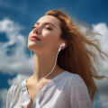 TOPK Earphone In-Ear Volume Control with Microphone 3.5mm Jack Universal for iPhone Android. 