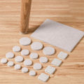 72pcs Felt Chair Leg Pads Round Floor Protector Thicken Self Adhesive Furniture Cover Mute Bumper Pad Home Furniture Feet Mat.