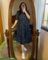 New Exclusive Designed Kaptan Screen Print Gown One Piece Long Kurti For Stylish Women And Girls Outfit. 