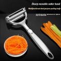 Kitchen Vegetable Peeler Stainless Steel Melon Planer Double-Head Peeler Household Multiple-Function Fruit And Vegetable Peeler.