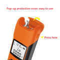 Optical Power Meter G10 High Precision Rechargeable Battery FTTH Fiber Optic Power Meter With Flash Light OPM FC/SC/ST. 