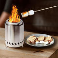 TARKA Stainless Steel Camping Stove Outdoor Survival Stove Indoor Courtyard Portable Stove Desktop Stove Table Smokeless Stove.