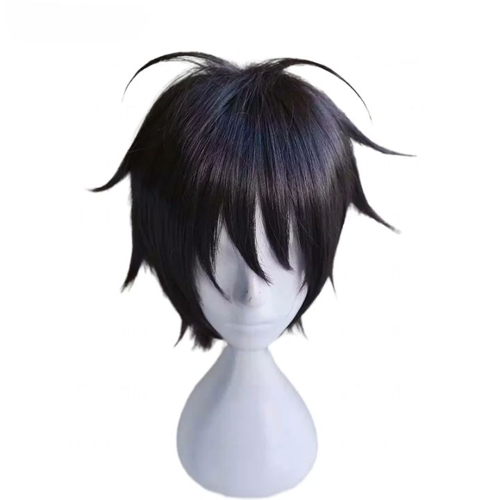 Anime%20%20Monkey%20D.%20Luffy%20Short%20Black%20Cosplay%20Wig%20Heat%20Resistant%20Synthetic%20Hair%20Wigs%20-%20Image%203