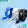 Samzhe 1000Mbps Cat6 Ethernet Cable Gigabit High Speed  Internet Cord RJ45 Shielded Network LAN Cord for PC PS5 PS4 PS3 Xbox. 