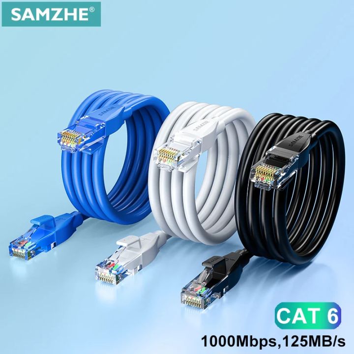 Samzhe%201000Mbps%20Cat6%20Ethernet%20Cable%20Gigabit%20High%20Speed%20%20Internet%20Cord%20RJ45%20Shielded%20Network%20LAN%20Cord%20for%20PC%20PS5%20PS4%20PS3%20Xbox%20-%20Image%203