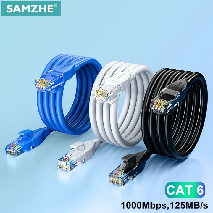Samzhe%201000Mbps%20Cat6%20Ethernet%20Cable%20Gigabit%20High%20Speed%20%20Internet%20Cord%20RJ45%20Shielded%20Network%20LAN%20Cord%20for%20PC%20PS5%20PS4%20PS3%20Xbox%20-%20Image%203