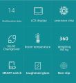 Body Weighing Scale Smart App Display Bluetooth And Temperature. 