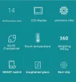 Body Weighing Scale Smart App Display Bluetooth And Temperature. 