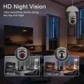 E27 Bulb Camera 4X Digital Zoom AI Human Motion Detect Full Color Night Vision Surveillance Camera APP Yiiot. 