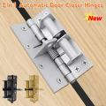 Multifunctional 3 In 1 Heavy Duty Automatic Door Closer,Self Closing Invisible Doors Spring Hinges,90° Positioning Door Stopper. 