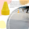 10piece Roller Skating Pile Hollow Windproof For Quick Set Up And Easy Storage Soccer Training Cone pink.