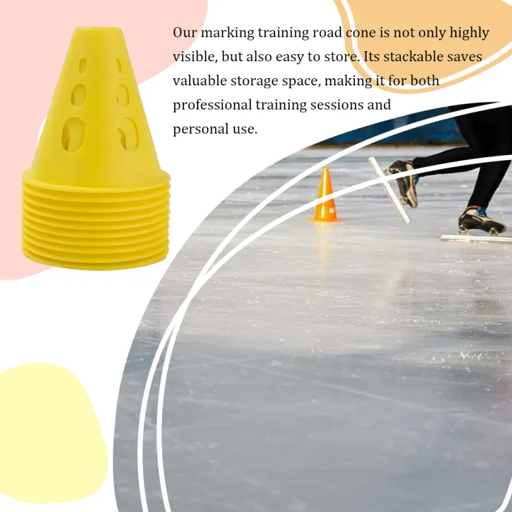 10piece%20Roller%20Skating%20Pile%20Hollow%20Windproof%20For%20Quick%20Set%20Up%20And%20Easy%20Storage%20Soccer%20Training%20Cone%20pink%20-%20Image%202