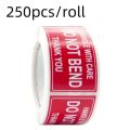250Pcs Fragile Warning Sticker Roll Handle With Care Keep Shipping Express Label Useful Tag. 