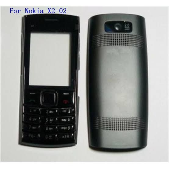 For Nokia X2-02 Front & Back Side Cashing / Casing with Keypad