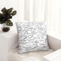 F1 Circuits Pillowcase Polyester Linen Velvet Pattern Zip Decor Throw Pillow Case Bed Cushion Cover. 