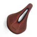 New bicycle seat MTB Road Bike Saddles PU Retro Brown Ultralight Breathable Comfortable Seat Cushion Bike Racing Saddle Parts.