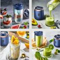 Portable Blender Bottle Electric 6 Blades Multifunction Juice Blender Fresh Juice Smoothie Blender Ice CrushCup Food Processor. 