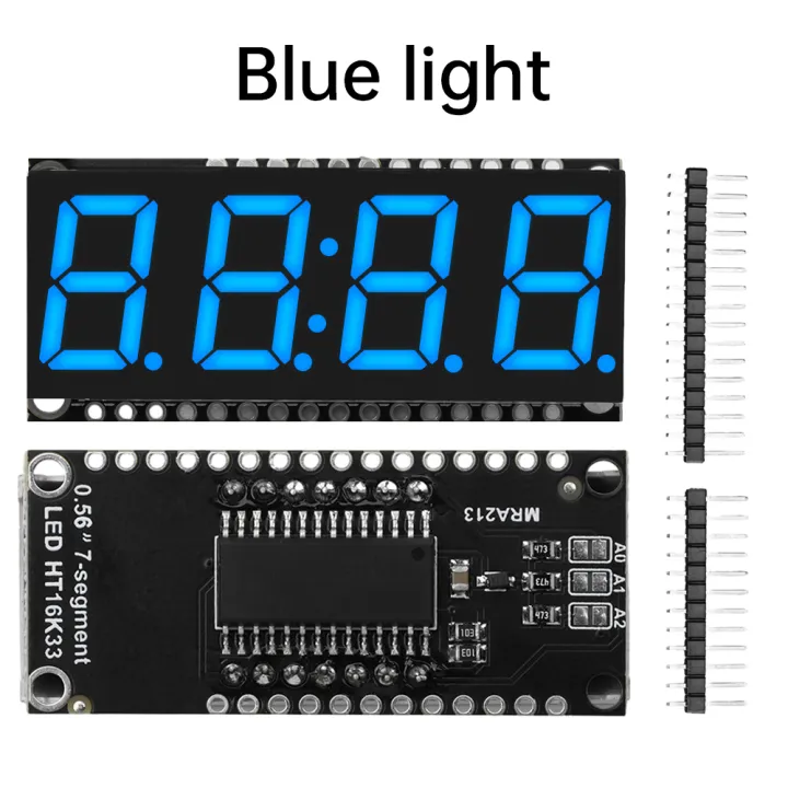 HT16K33 LED Display Module for Arduino 4 Digit 7 Segment 0.56” Time ...