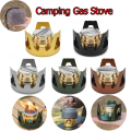 Portable Mini Alcohol Stove Burner Adjustable Firepower Gasoline Stove Aluminum Alloy Bracket Ultralight Brass Camping Stoves. 