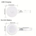 1pc Motion Sensor Night Light - Wireless LED Detector Lamp for Bedroom, Staircase, Closet, and Room Decor-. 