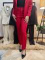 Boss Lady Single Breasted Classic Red Formal Blazer for Women. 