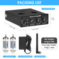 Douk Audio HiFi Bluetooth 5.0 Valve Tube Preamp Stereo Receiver USB Player Home Desktop Pre-amplifier w/Treble Bass Control. 