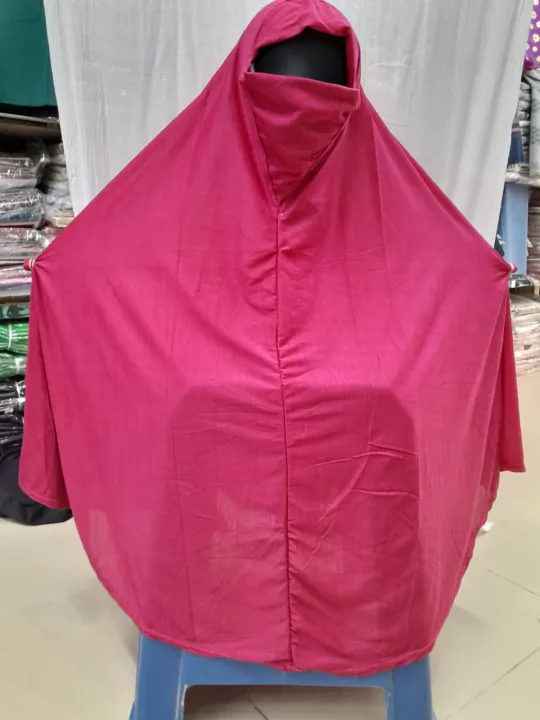 ahram makhna hijab, scarf for hajj. easy to wear breathable cotton ...