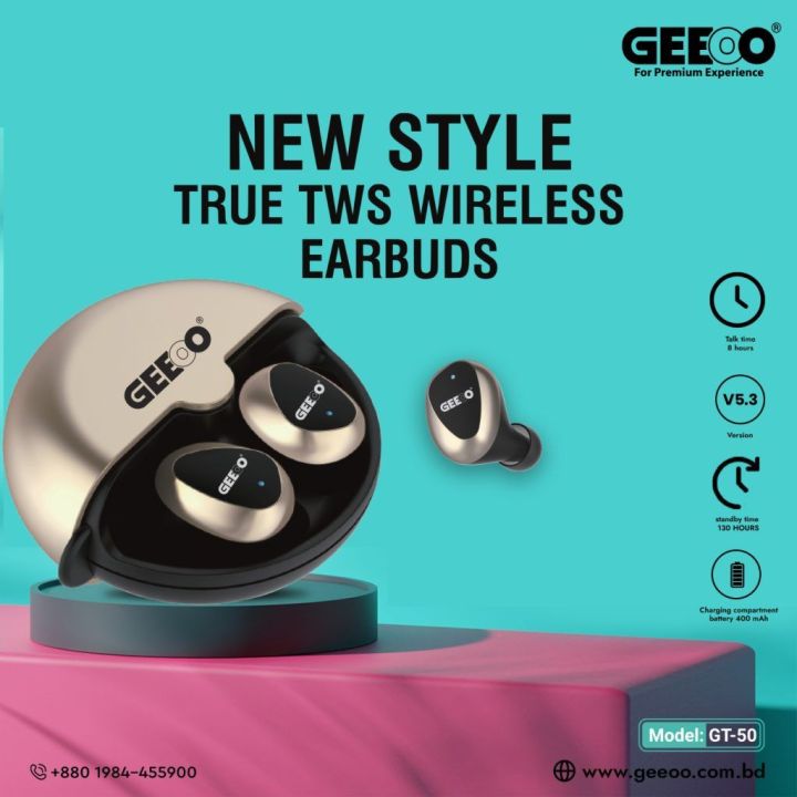 GEEOO GT-50 True TWS Wireless Eardot