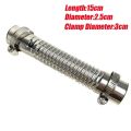 15cm-300cm Air Diesel Parking Heater Stainless Steel Exhaust Pipe Tube Gas Vent Hose Car Truck VAN.