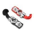 2 PCS Car Auto Quick Release Battery Terminal 1 Black 1 RED Battery Connector Clamps Best for Truck Car  and heavy duty battery with Plastic safety cover Dust prof battery Terminal. 