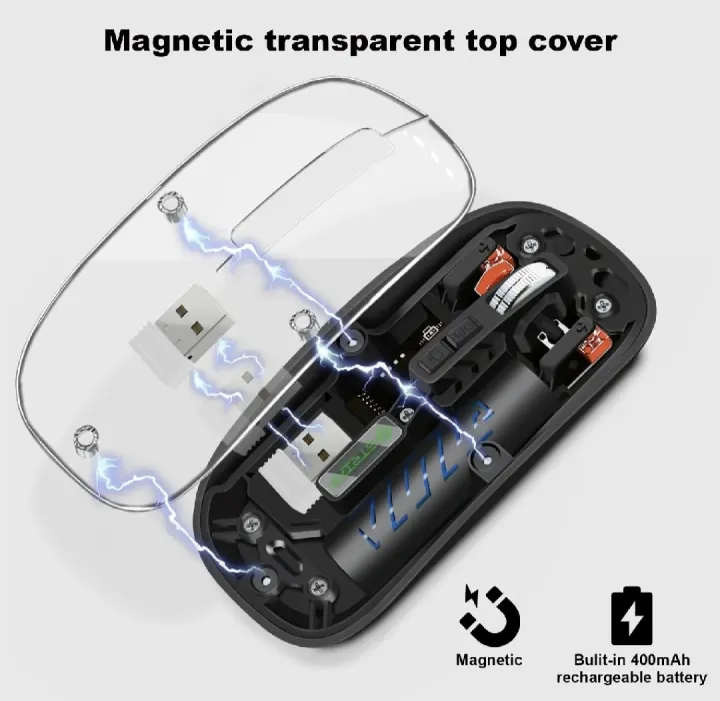 Wireless%20Bluetooth%20Transparent%20Mouse,%20Tri-Mode%20(BT5.1+%20BT5.1+%202.4GHz)%20Type%20C%20Rechargeable%20Mouse%20Silent%20Ultra%20Thin%204%20DPI%20Adjustable%20-%20Image%206