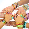 Color Western European Style Rubber Band Knitting Machine Bracelets Loom Bands Arts DIY Toys Bracelet Making Kit. 