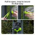 TELESIN Action Camera Adjustable Silicone Mount Mini Flexible Bracket For Gopro Insta360 DJI Action Camera Accessories. 