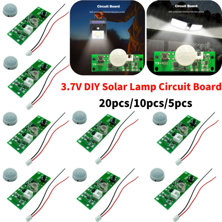 3.7V DIY Solar Lamp Board Control Sensor Night Light Module Controller ...
