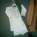 "Azadi Fashion" Adorable white and green dresses for baby girl/ 14 august dresses for baby girls/ independence dresses( shalwar and kameez) for girls. 