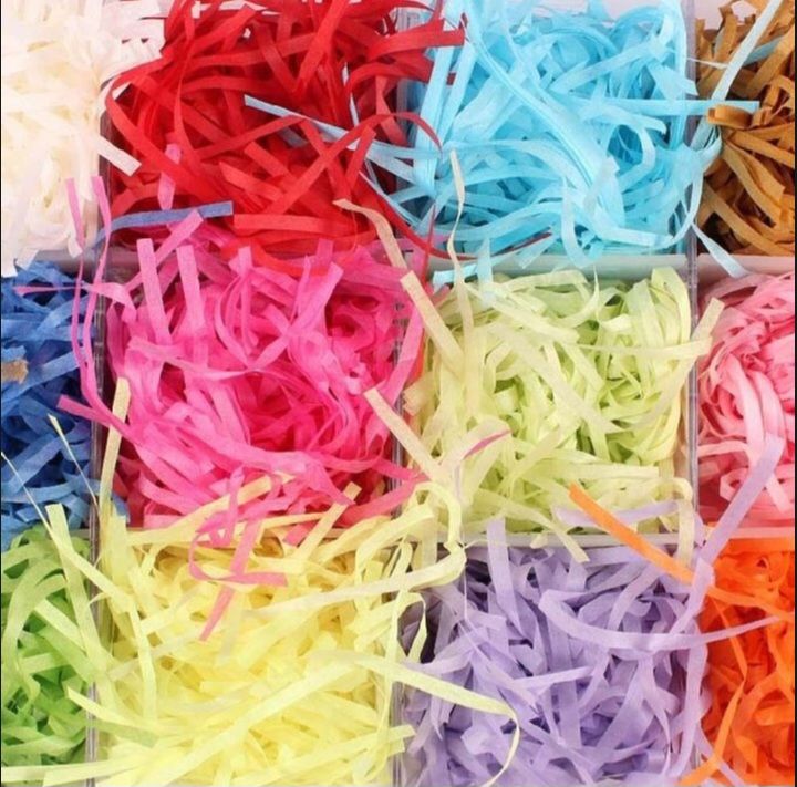 Shredded Paper Fillers for gift packaging Essentials (40gms packet ...