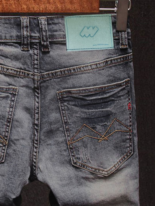 High%20End%20Denim%20Shorts%20for%20Men%20Summer%20New%20Business%20Fashion%20Thin%20Stretch%20Short%20Casual%20Pants%20Male%20Retro%20Washed%20Daily%20Slim%20Jeans%20-%20Image%205